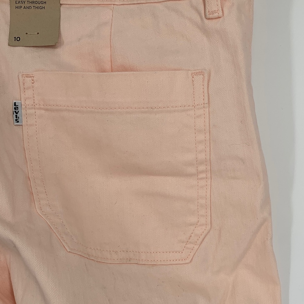Size 10 women’s pants classic wide leg cropped pretty pastel color new - Picture 7 of 17